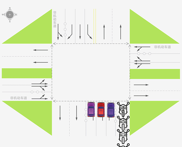 圖4 沖突點(diǎn)演示