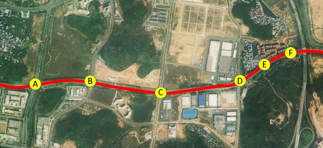 圖1 道路基礎(chǔ)數(shù)據(jù)圖1 道路基礎(chǔ)數(shù)據(jù)