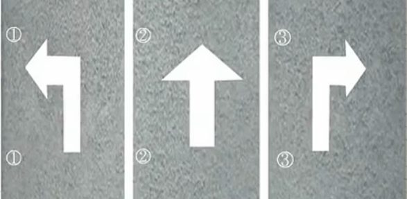 圖1 標志線轉(zhuǎn)自《光頭強行車記》