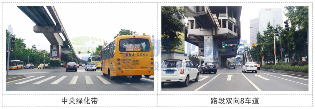 圖2 金開大道基礎(chǔ)信息調(diào)查圖