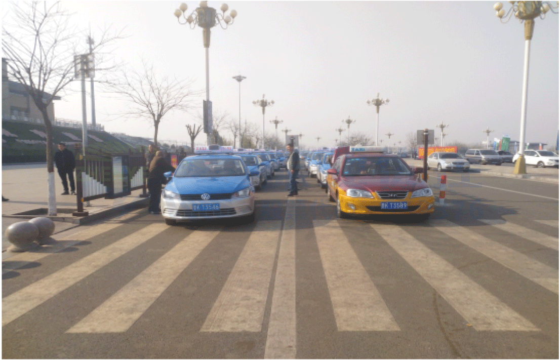 圖5 出租車(chē)候客區(qū)