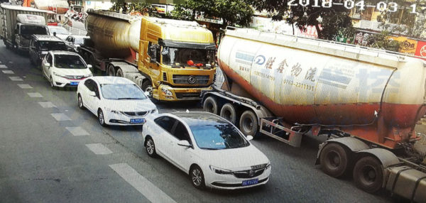 圖6 優(yōu)化前北進(jìn)口機(jī)動車排隊(duì)情況