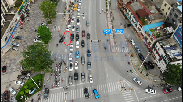 圖13 優(yōu)化后清空左轉(zhuǎn)非機(jī)動(dòng)車