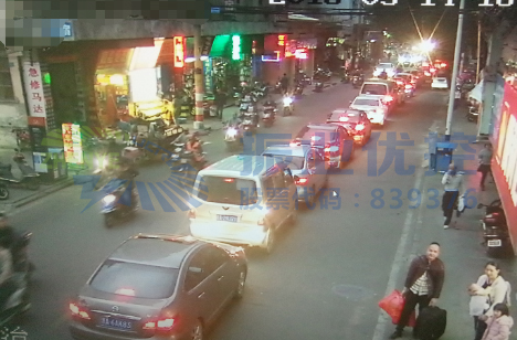 圖4 東進口晚高峰路段排隊情況