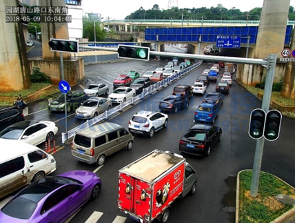 圖5 優(yōu)化前路段擁堵情況