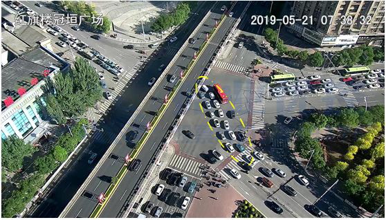 圖3 工業(yè)街東進(jìn)口被阻車輛