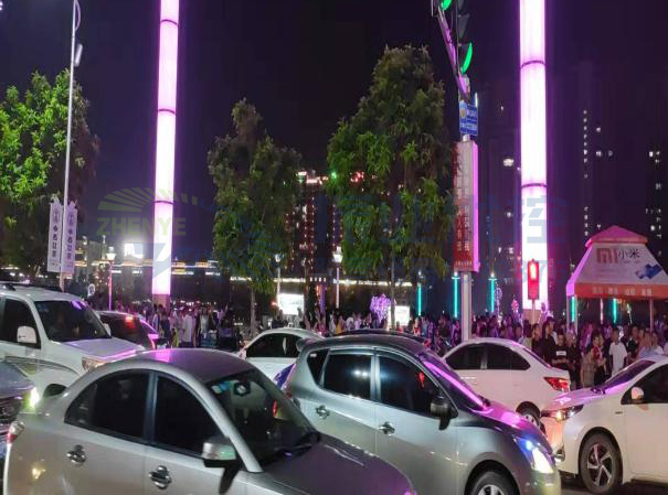 圖5 噴泉表演時(shí)段人車(chē)沖突嚴(yán)重