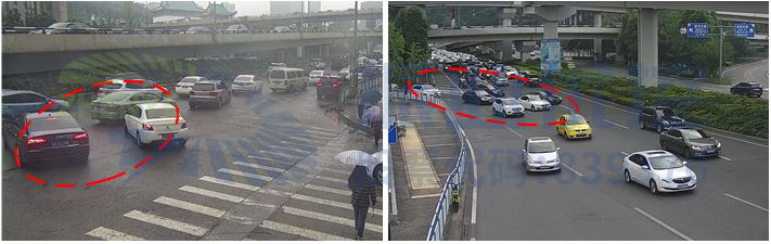 圖2 路段交織點位加塞