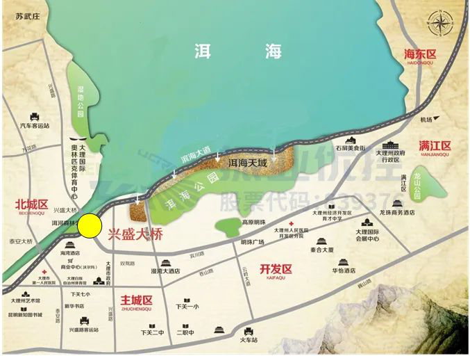 圖1 大理市下關(guān)城區(qū)交通區(qū)劃圖
