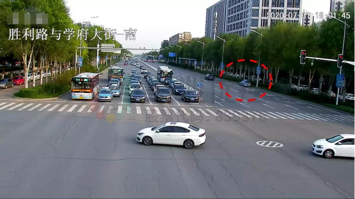 圖5 路段違停車(chē)輛