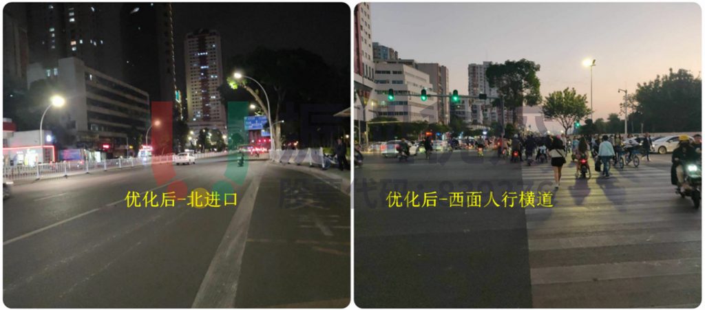 圖13 路口晚高峰運(yùn)行情況(優(yōu)化后)