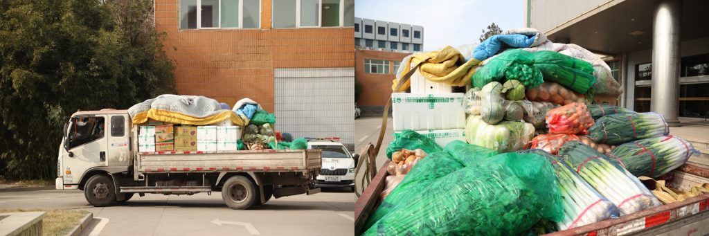 圖2 愛心物資抵達(dá)邢臺交警支隊