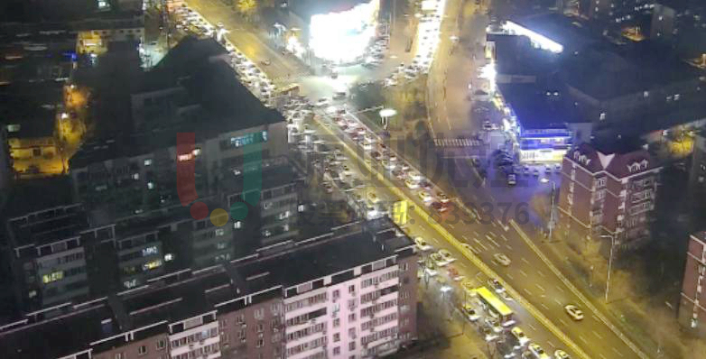 圖2 高峰時期北進(jìn)口流量情況