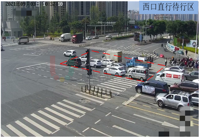 圖11 綜合待行區(qū)周期容車(chē)量