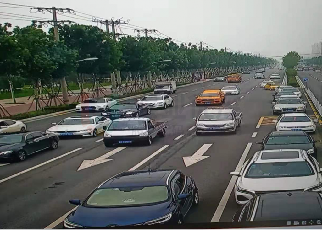 圖5 南進(jìn)口左轉(zhuǎn)運(yùn)行情況（優(yōu)化前）