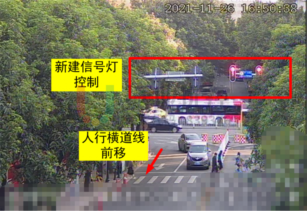 圖15 東風(fēng)中路-連新路交叉口改造情況圖