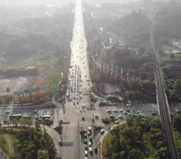 圖6 東進(jìn)口優(yōu)化前后對比