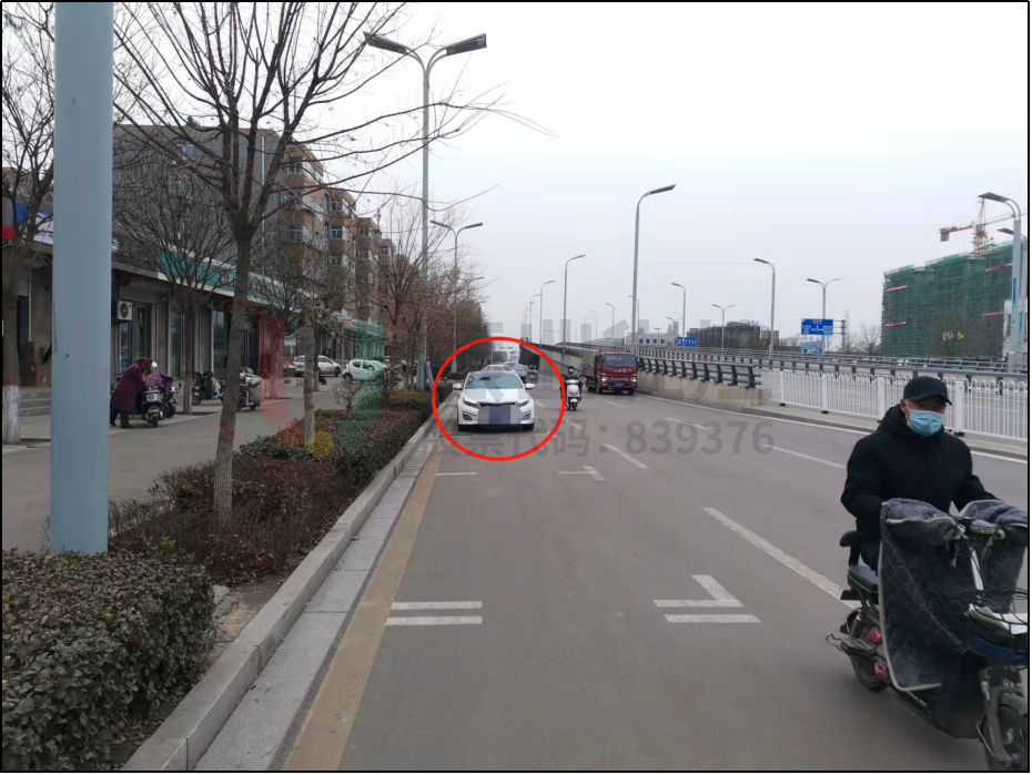 圖10 藝苑街、雙林大道機動車規(guī)范停入臨時停車位