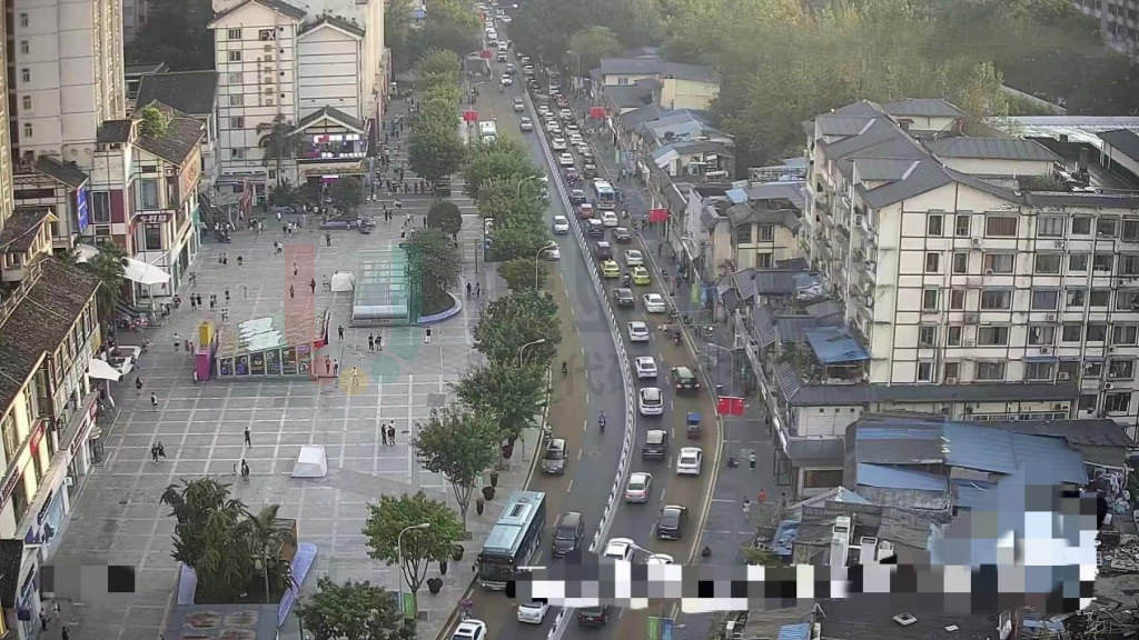 圖10 主干道運(yùn)行情況(優(yōu)化前)