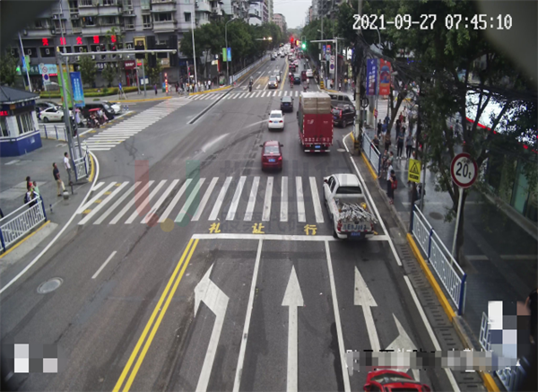 圖10-2 歇馬正街路口標(biāo)線優(yōu)化后效果圖-碚青路(南進(jìn)口)