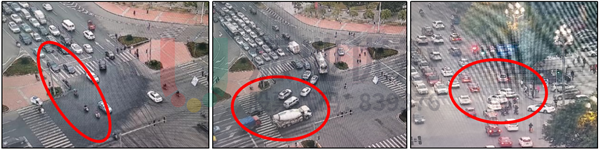 圖 3 車輛混行、違?，F(xiàn)象