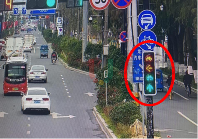 圖16 原有非機(jī)動(dòng)車信號(hào)燈
