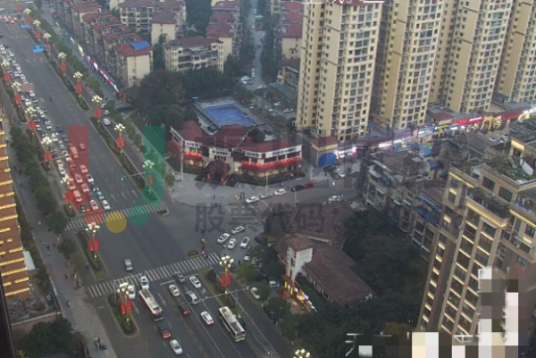 圖2江東大道-江村街排隊(duì)積壓