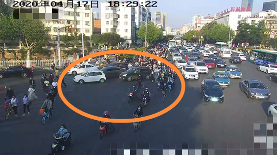 圖4 路口沖突情況示意圖