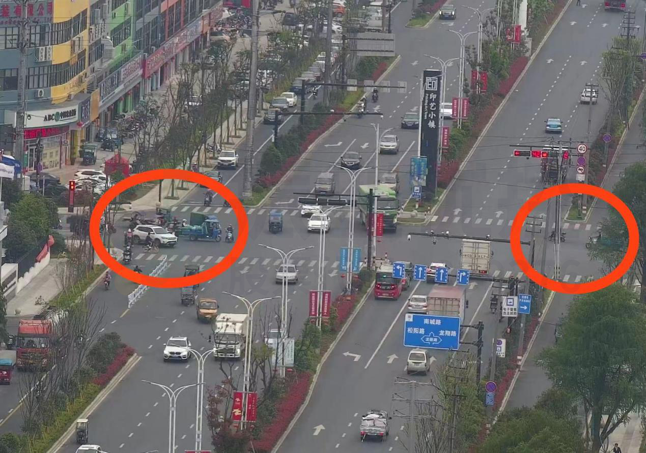 圖2 路口非機動車等待圖