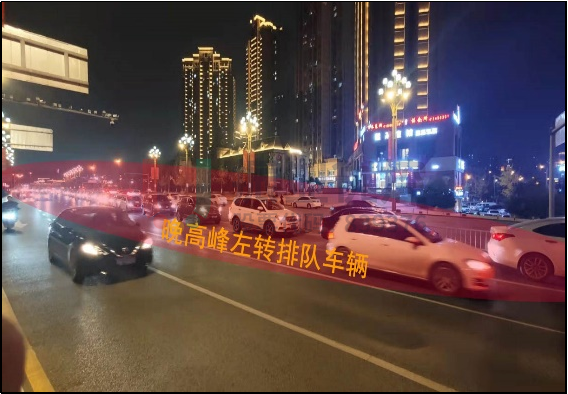 圖4 早、晚高峰北進(jìn)口排隊圖