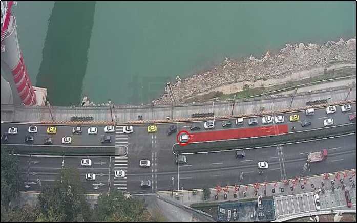 圖4 春森彼岸車庫路口車輛?？坑绊懬闆r